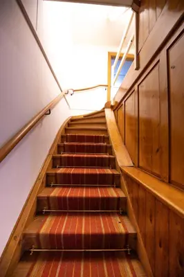 a set of stairs in a building at Wohnhaus Münzmühle in Appenzell in Appenzell