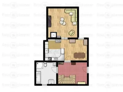 a floor plan of a bedroom apartment at Apartment Breiten by Interhome in Brunnadern