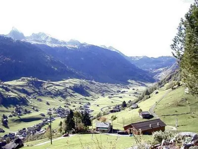 a view of a valley with a mountain at Apartment Gubel by Interhome in Alt Sankt Johann